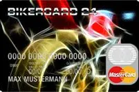 Bild: Kreditkarte für Motorradliebhaber