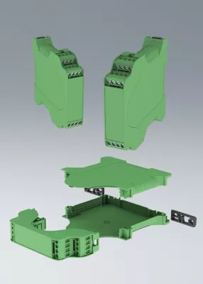 RAILTEC CV - Vertikales DIN-Schienengehäuse mit steckbaren Reihenklemmen Bild: RAILTEC CV - Vertikales DIN-Schienengehäuse mit steckbaren Reihenklemmen
