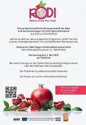 Informatives Event über "Granatäpfel" in Köln! Bild: Informatives Event über "Granatäpfel" in Köln!