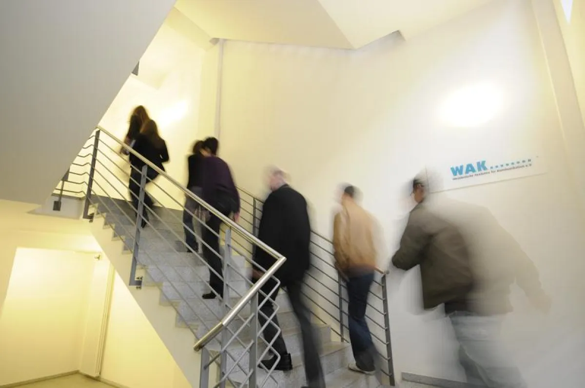 Die Studierenden auf dem Weg zu ihrer Bildung