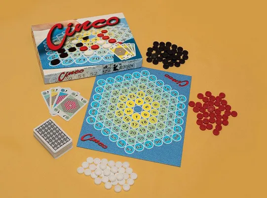 Bild: Spieleverlag franjos veröffentlicht CINCO - Ein schnelles Familienspiel mit Suchtpotenzial