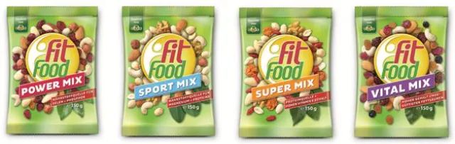 Bild: SNACKEN BIS DIE HOSE PASST! KLUTH präsentiert FitFood im neuen Look und mit neuer Sorte.