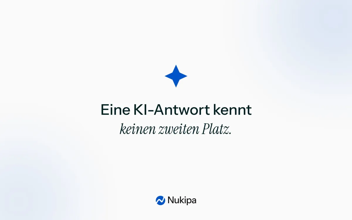 Europäische B2B-Unternehmen riskieren Unsichtbarkeit im agentischen Web. Nukipa stärkt Sichtbarkeit  (© Nukipa Labs GmbH)