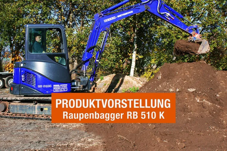 Beyer Mietservice informiert: kompakter Bagger für umfangreiche Erdbewegungsarbeiten Bild: Beyer Mietservice informiert: kompakter Bagger für umfangreiche Erdbewegungsarbeiten