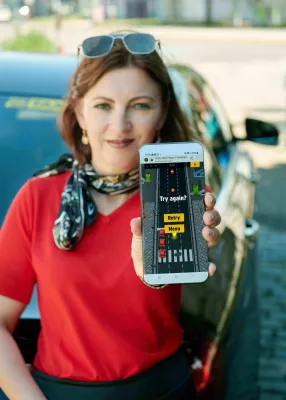 Bild: Wer am besten spielt, fährt gratis: Taxi 40100 bringt mit „Taxi Road" ein Gewinnspiel in die App 