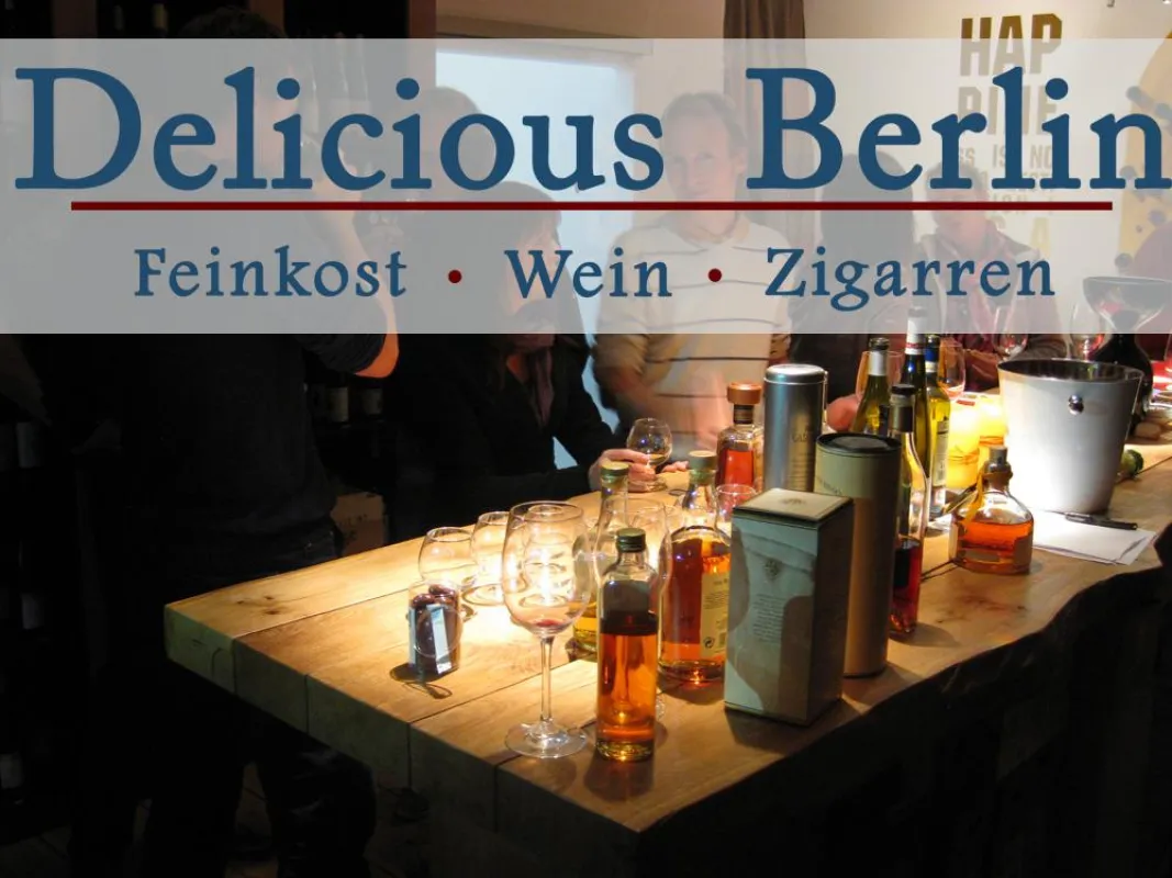 Das Spirituosen & Kunst Event  am 02. Dezember beginnt im Delicious Berlin Laden