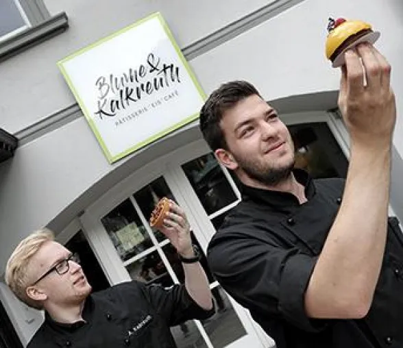 Bild: Kunstvolle Kuchenkreationen und eiskalter Genuss – Pâtisserie und Eiscafé Blume & Kalkreuth in Traben-Trarbach
