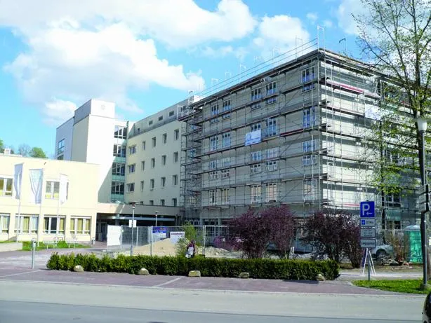 Bild: Asklepios Klinikum Bad Abbach: Erweiterung schreitet voran