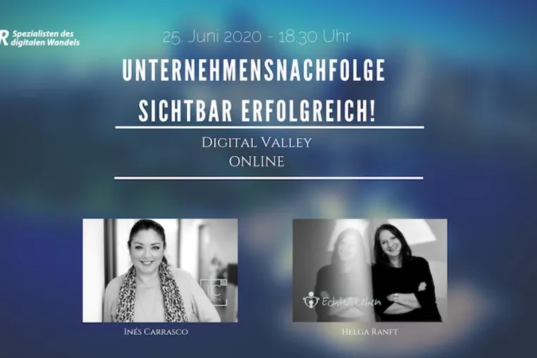 Digital Valley: Unternehmensnachfolge sichtbar erfolgreich! Bild: Digital Valley: Unternehmensnachfolge sichtbar erfolgreich!