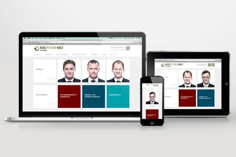 Online Maßanzug für Stuttgarter Anwaltskanzlei KPW von visual4 Bild: Online Maßanzug für Stuttgarter Anwaltskanzlei KPW von visual4