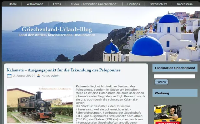 Bild: Das Blog für die Vorbereitung eines Griechenland-Urlaubs!