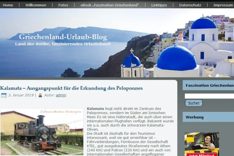 Bild: Das Blog für die Vorbereitung eines Griechenland-Urlaubs!