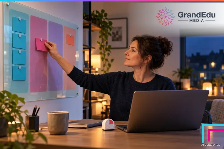 Weniger anfangen, mehr abschließen: GrandEdu Media ordnet Personal Kanban fürs Online-Lernen ein Bild: Weniger anfangen, mehr abschließen: GrandEdu Media ordnet Personal Kanban fürs Online-Lernen ein