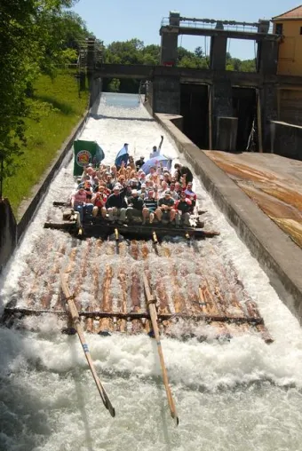 Bild: Flossfahrten auf Loisach und Isar - Neue Termine - jetzt online buchbar