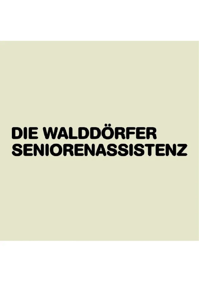 Die Walddörfer Seniorenassistenz - Ihre persönliche Unterstützung im Alltag