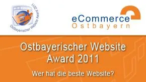 Bild: Ostbayerischer Website Award 2011:Wer hat die beste Website? Machen Sie mit und stellen Sie sich dem Vergleich