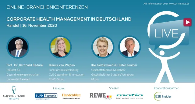 Bild: Online-Konferenz "Corporate Health Management in Deutschland": Handelsbranche