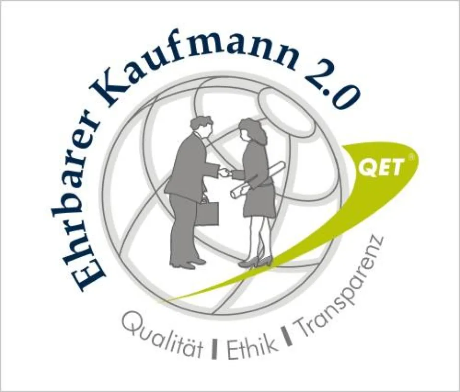 QET Gütezeichen Ehrbarer Kaufmann 2.0