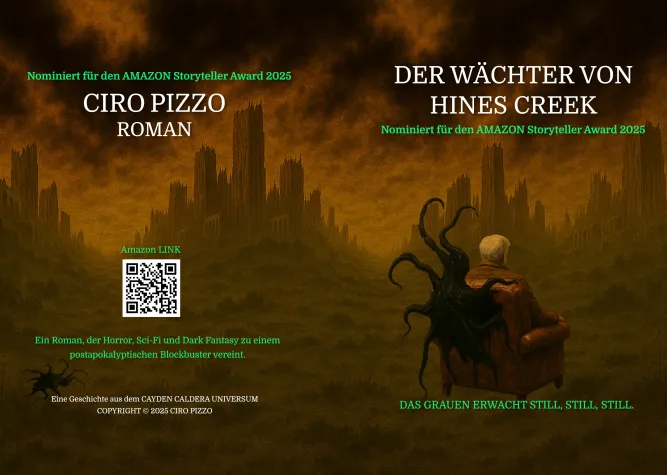 Bild: DER WÄCHTER VON HINES CREEK für den Amazon Storyteller Award 2025 nominiert: ein Roman von Ciro Pizzo