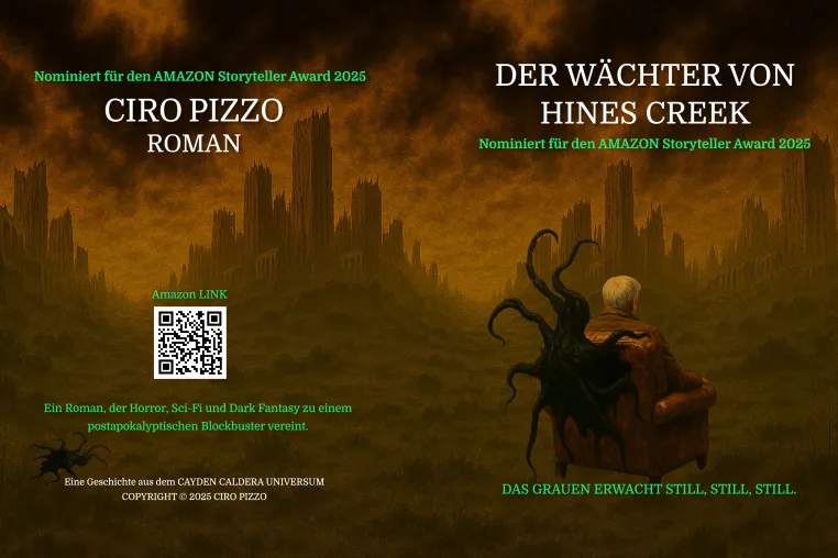 DER WÄCHTER VON HINES CREEK für den Amazon Storyteller Award 2025 nominiert: ein Roman von Ciro Pizzo Bild: DER WÄCHTER VON HINES CREEK für den Amazon Storyteller Award 2025 nominiert: ein Roman von Ciro Pizzo
