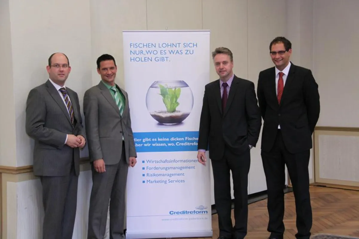 (v. l.): Michael Stolte, Dirk Markus, Werner Vosse und Jochen Dornseifer.