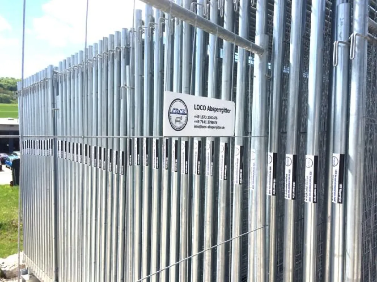 LOCO Mobilzaun LOCO Absperrgitter Event Absperrung