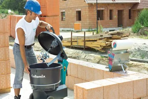 Bild: Automatisch Mischen mit dem Rotationsmischer AOX-S bedeutet effizientes Bauen