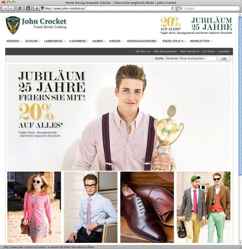 John Crocket Online Shop