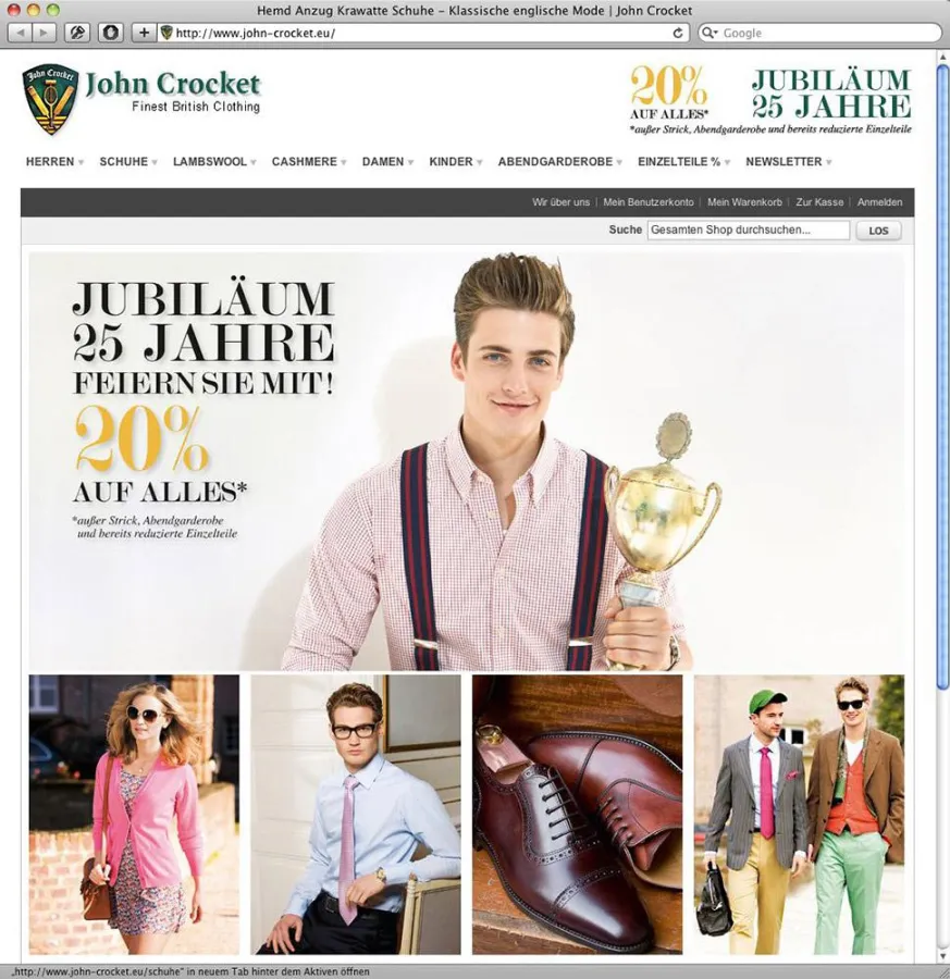 John Crocket Online Shop