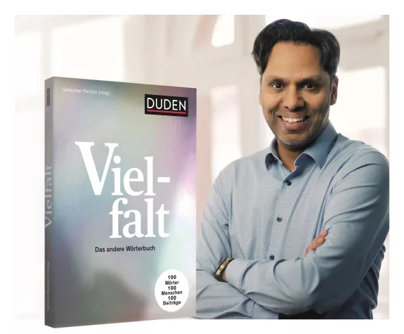 Neuer Duden VIELFALT - und Vortrag von Murtaza Akbar: „Vielfalt rocks! Mit wertschätzender Wortwahl noch mehr“ Bild: Neuer Duden VIELFALT - und Vortrag von Murtaza Akbar: „Vielfalt rocks! Mit wertschätzender Wortwahl noch mehr“