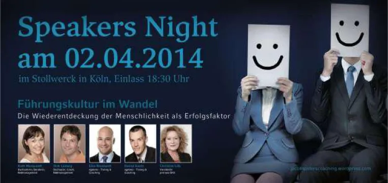Bild: Wenn Führung zum Erfolg führen soll - Speakers Night am 02.04 im Stollwerck