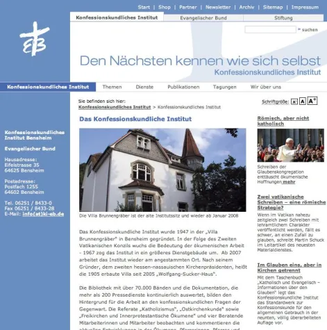 Bild: Neue vernetzte Informationsplattform mit evangelischem Profil und ökumenischer Weite