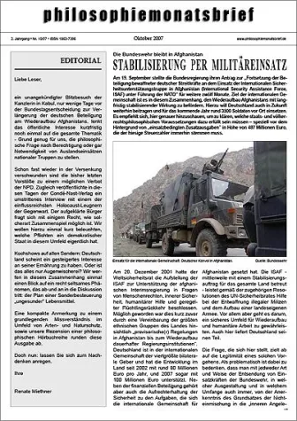 Bild: Philosophie muss Stellung beziehen: eJournal aus dem Hause Apeiron mit neuer Ausgabe