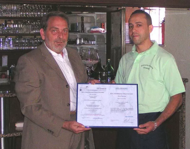 Bild: Thüringer zertifiziert erste Gaststätte in Hessen