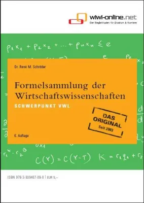 Bild: Kostenlose VWL-Formelsammlung als PDF bei WiWi-Online