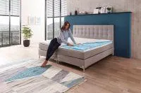 Bild: Nach Visko und Latex - ErgoGEL Topper für Welcon Boxspringbett