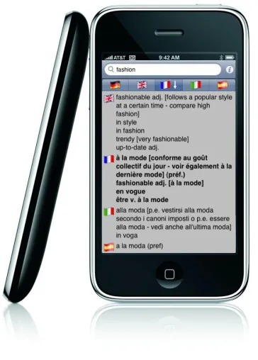 Bild: Eine Modewörterbuch-App für iPhone und iPod touch