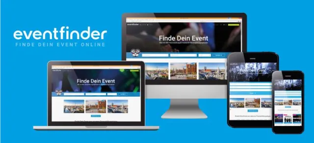 Bild: Vorhang auf: Der Veranstaltungskalender eventfinder präsentiert sich nach Relaunch in neuem Gewand