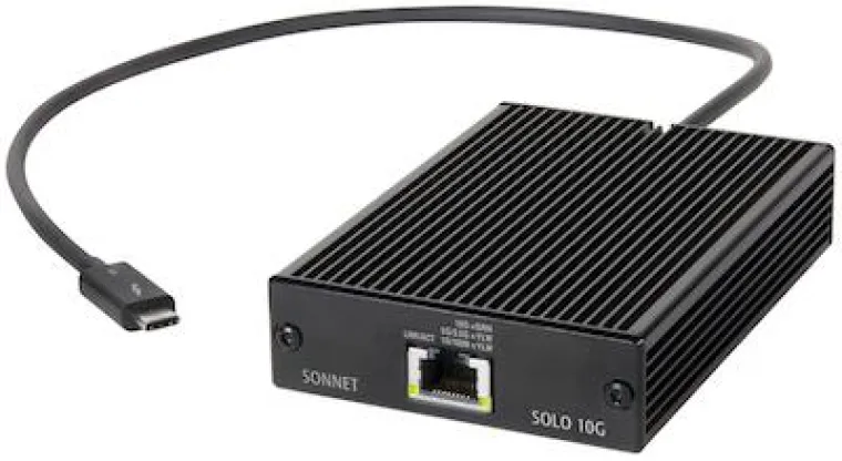 Bild: Sonnet präsentiert kostengünstigen Thunderbolt 3-Adapter für 10 Gigabit Ethernet
