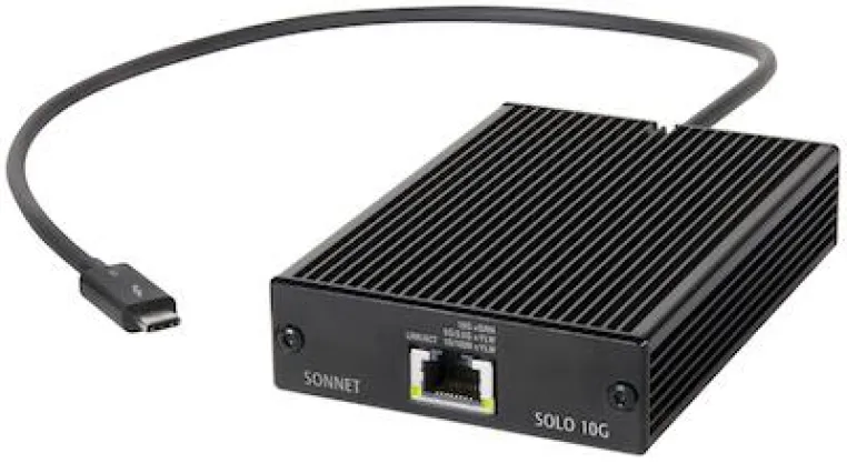Bild: Sonnet präsentiert kostengünstigen Thunderbolt 3-Adapter für 10 Gigabit Ethernet