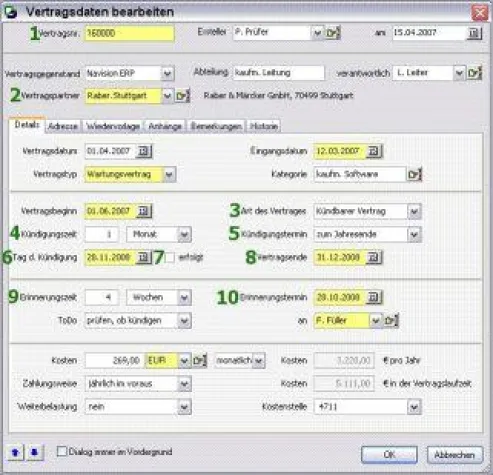 Verträge mit workflow-orientiertem Dokumentenmanagement-System verwalten Bild: Verträge mit workflow-orientiertem Dokumentenmanagement-System verwalten