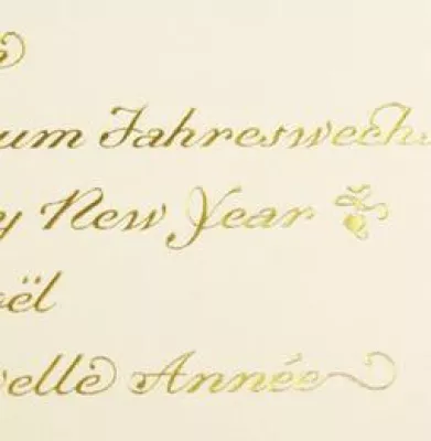 Neue Prägefolie fürs extra Feine Bild: Neue Prägefolie fürs extra Feine