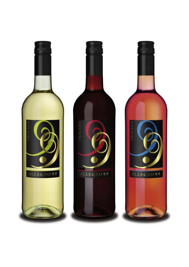 Allegro 9.9 ist die neue, leichte Weinlinie der JupiterWeinkeller Hausen an der Zaber e. G. (Bild: JupiterWeinkeller Hausen an der