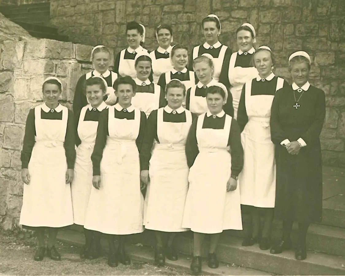 Examenskurs der Zentralkliniken Göppingen im Herbst 1949