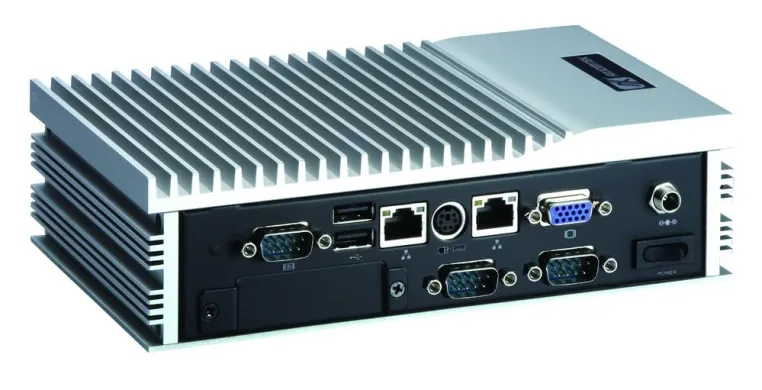 Bild: Lüfterlose Embedded Box mit erweitertem Temperaturbereich und Intels Atom™ N450/D510 – eBOX620-800-FL