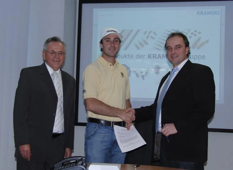 Golfprofi Florian Fritsch wird Markenbotschafter von Kramski Bild: Golfprofi Florian Fritsch wird Markenbotschafter von Kramski