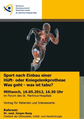 Bild: Sport nach Einbau eines künstlichen Hüft- oder Kniegelenks