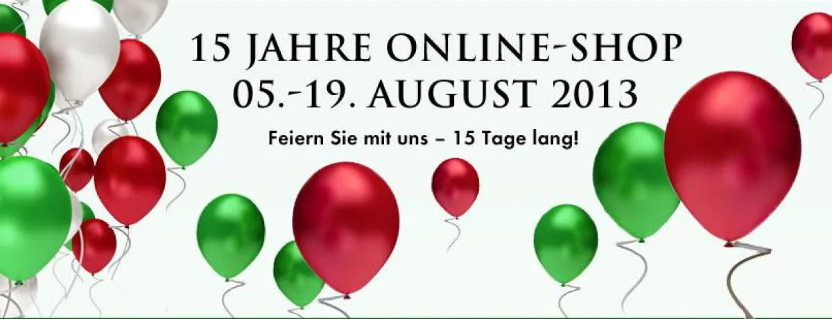 ALBA MODA feiert 15. Online-Geburtstag