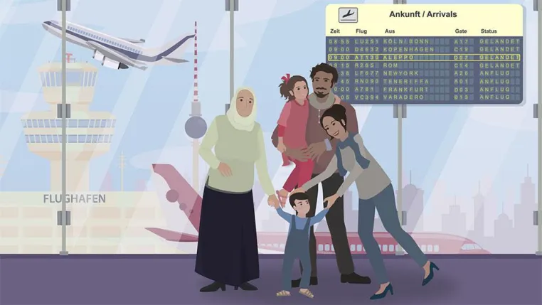 FMP Potsdam erklärt Flüchtlingspaten Syrien Bild: FMP Potsdam erklärt Flüchtlingspaten Syrien