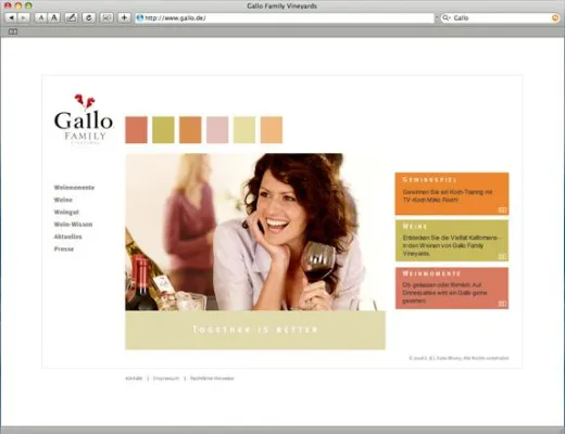 Bild: DAS GOLDENE VLIES bringt Gallo online